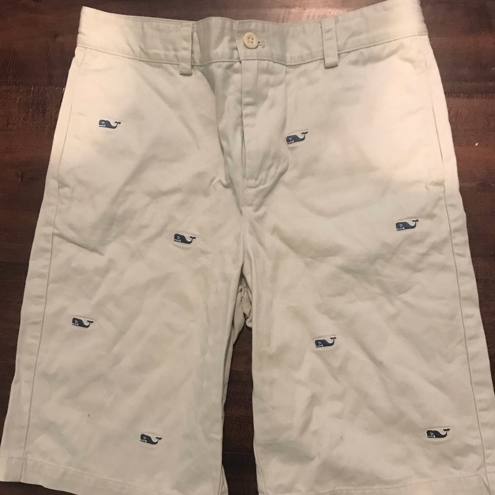 Boys men‎ vineyard vine khaki whale shorts Sz 16
